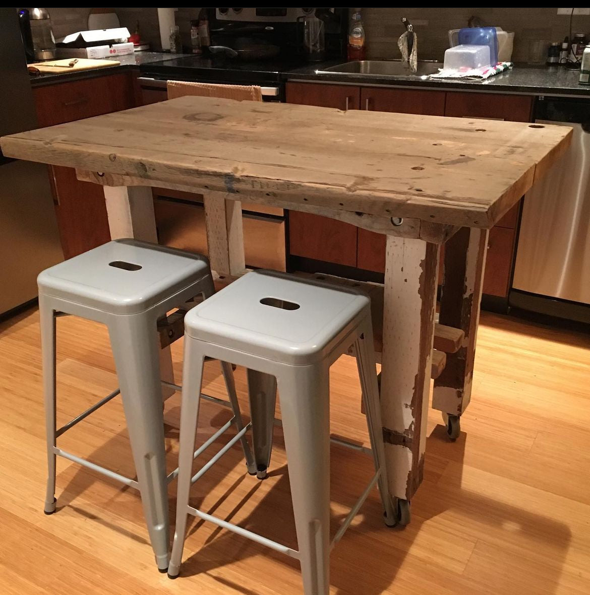 Kitchen Island on Wheels