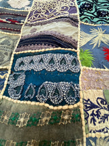 Vintage Reworked 19th Century patchwork Quilt