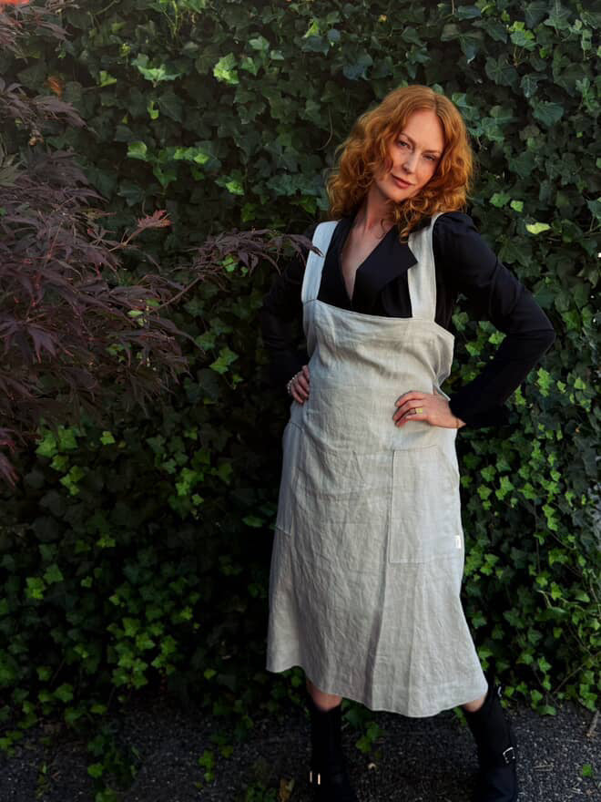 Linen Apron Dress