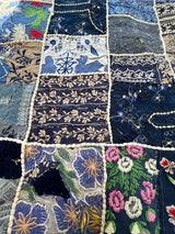 Vintage Reworked 19th Century patchwork Quilt