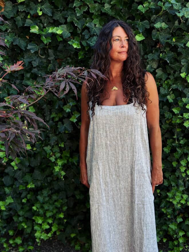 Linen Apron Dress