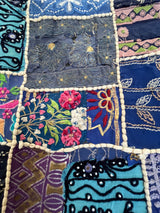 Vintage Reworked 19th Century patchwork Quilt