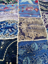 Vintage Reworked 19th Century patchwork Quilt