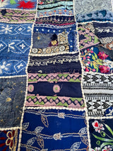Vintage Reworked 19th Century patchwork Quilt