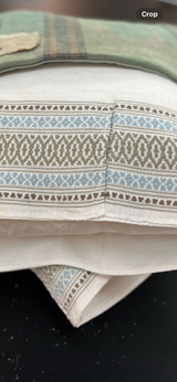 Reworked Vintage Linen Cushions