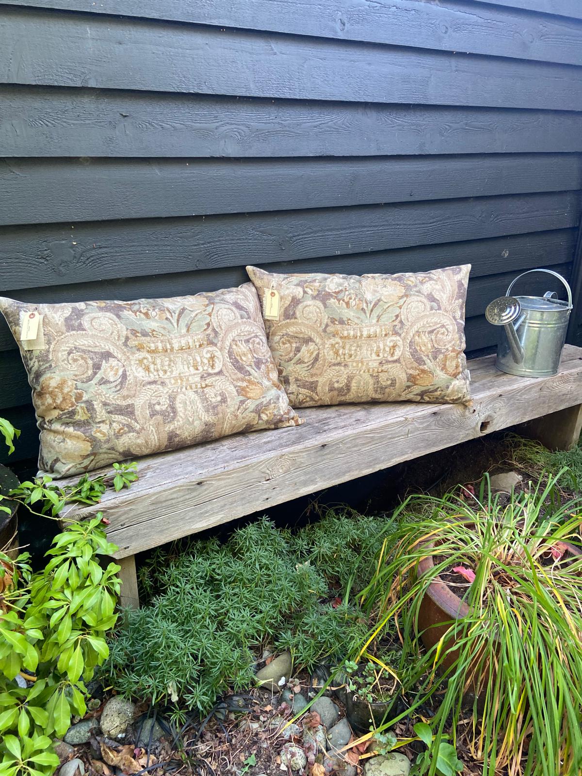 Waverly Taupe Linen cushion