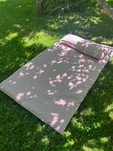 Red & White Striped Ticking Day Mattress & Matching Pillow