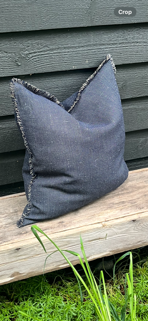 Blue Linen Cushions