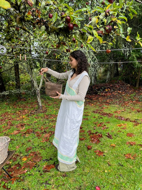 Linen Apron Dress