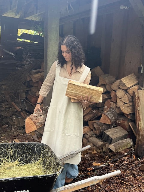 Linen Apron Dress