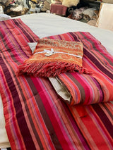 Pair of Striped Bench Toppers